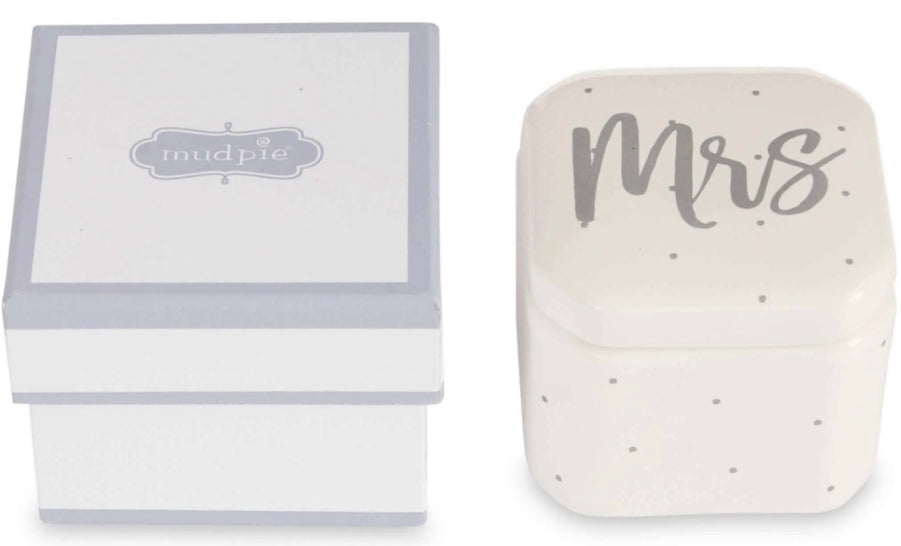 Mrs. Ceramic Trinket Dish