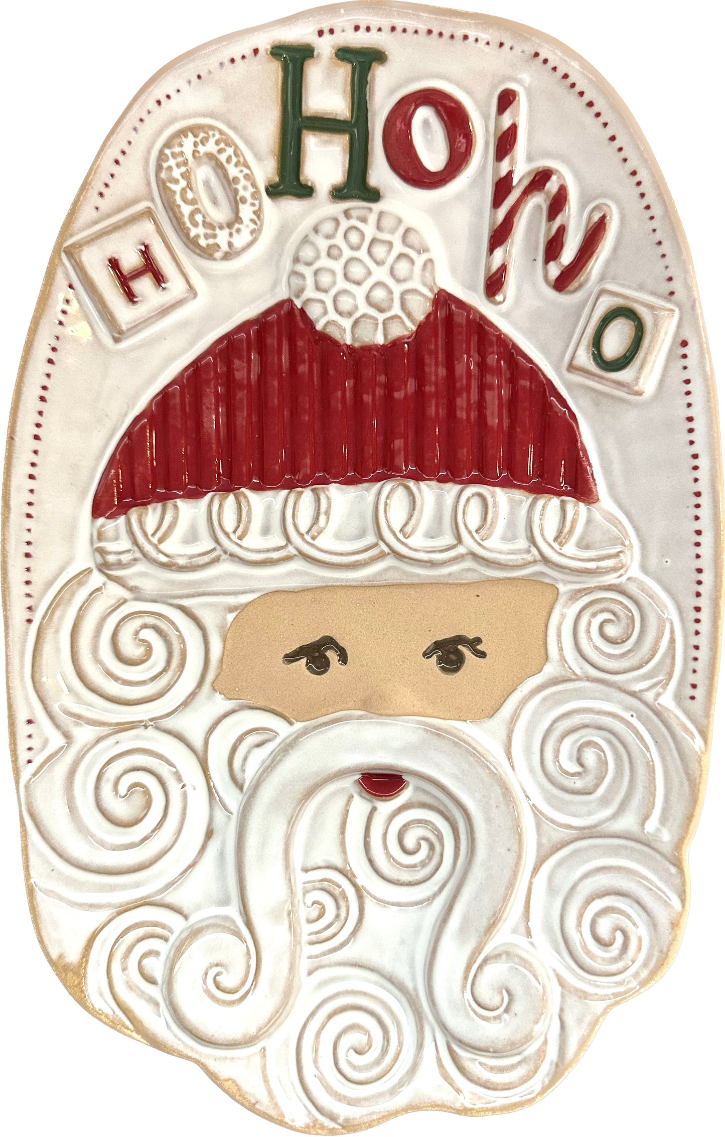 Santa Swirl Tray