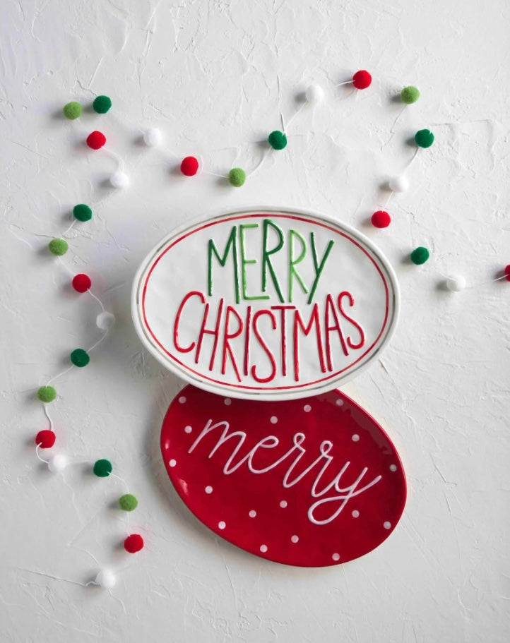 Merry Red Platter