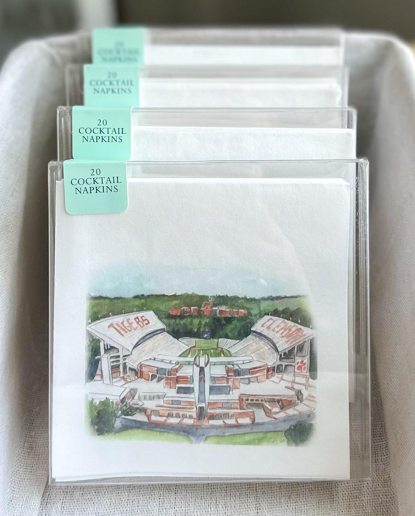 Clemson Cocktail Napkins