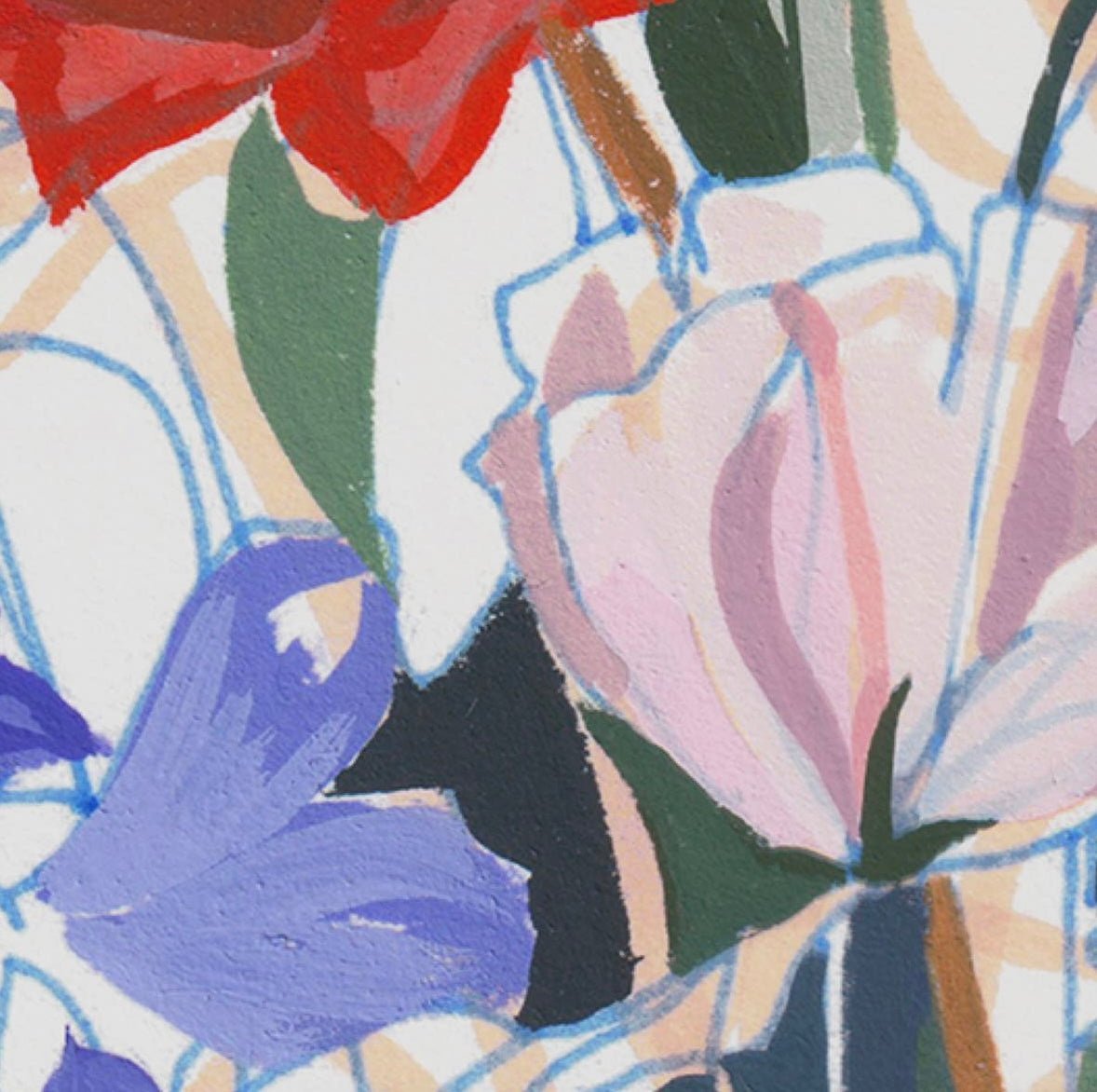 "Diet Coke" Roses and Carnation Signed Archival Giclee Print 11" x 14"