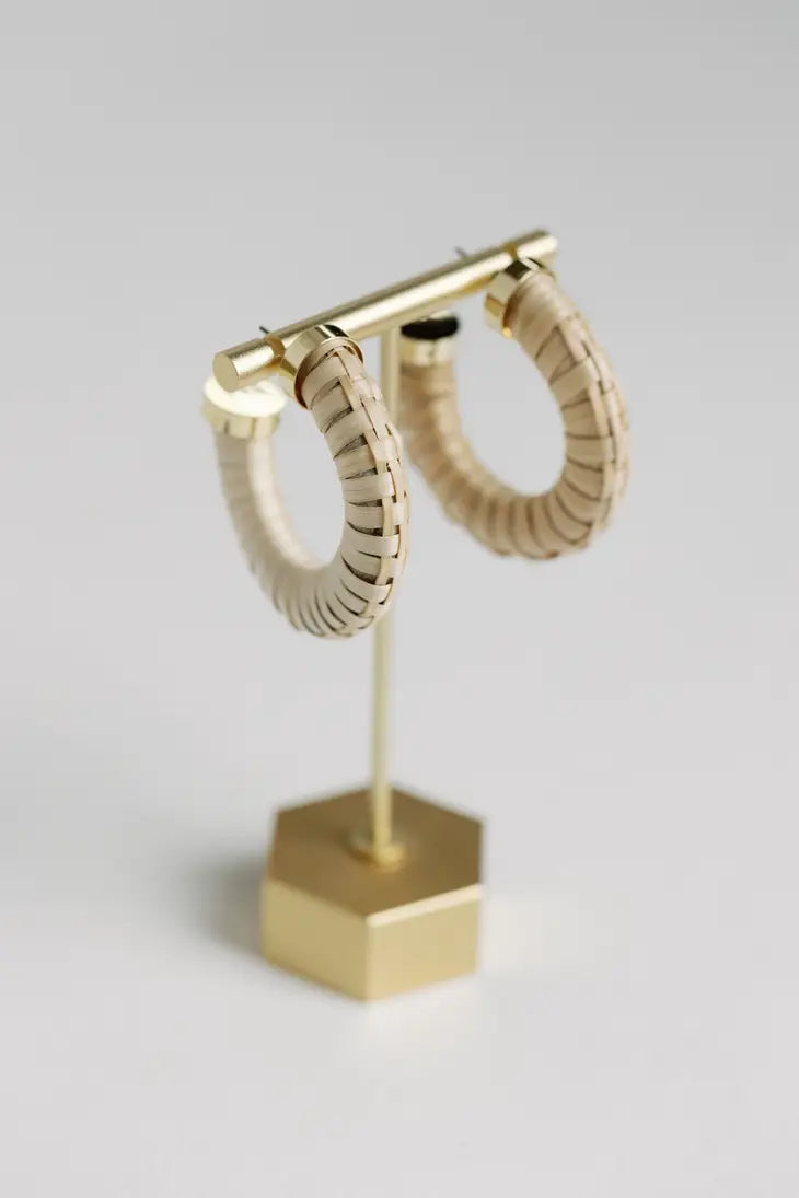 Rattan Wrapped Hoops