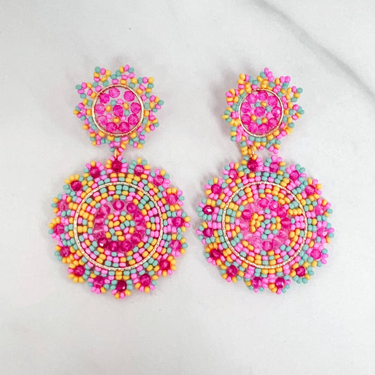 Miranda Confetti Beaded Earring