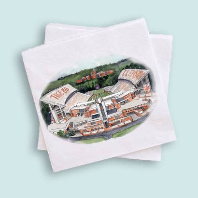 Clemson Cocktail Napkins