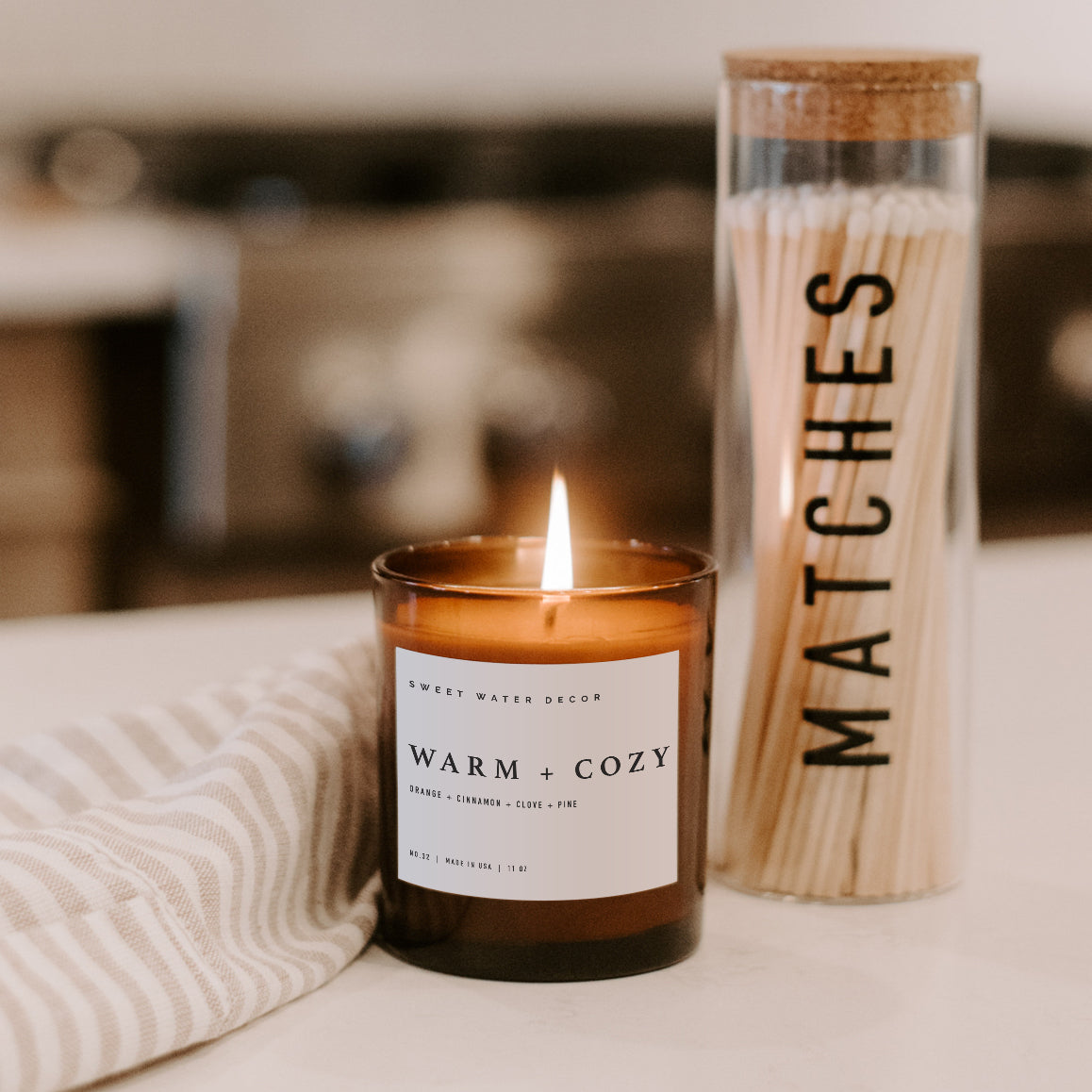 Warm and Cozy 11 oz Soy Candle