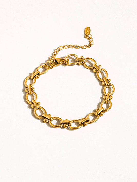 Dawson 18K Gold Non-Tarnish Braided Chain Bracelet