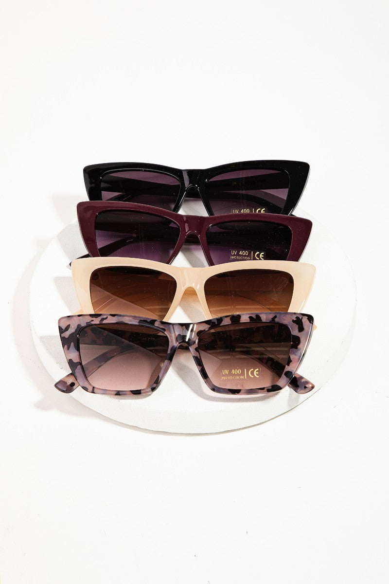 Acetate Cateye Fashion Sunglasses