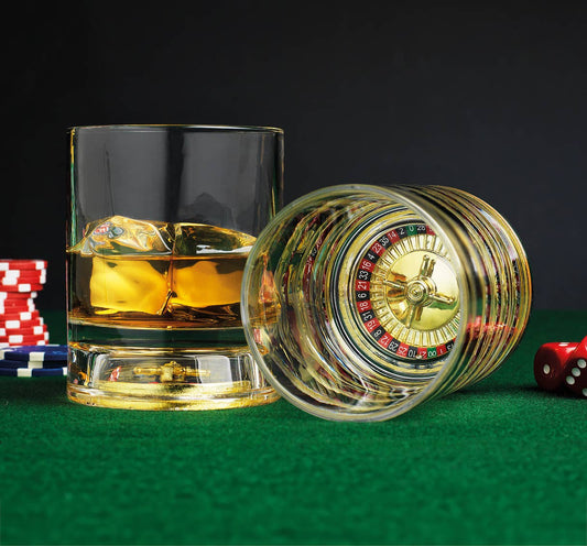 Set of Two Roulette Double Old-Fashioned Glass