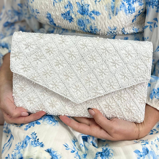 White Pearly Clutch